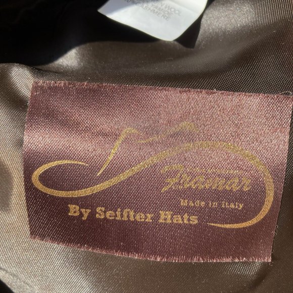 Mens Italian Flat Cap in Brown - Size L - Picture 4 of 5